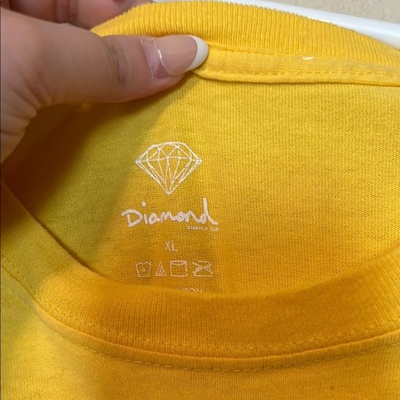 Diamond Supply Co. Graphic Yellow T Shirt - Picture 4 of 7